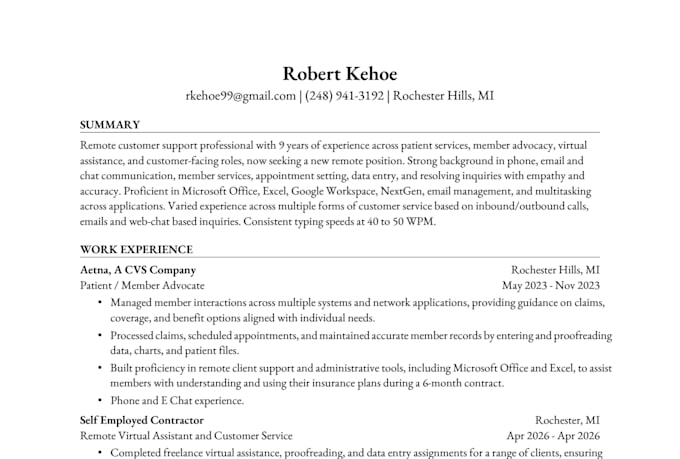 do remote virtual assistance, data entry, research and more